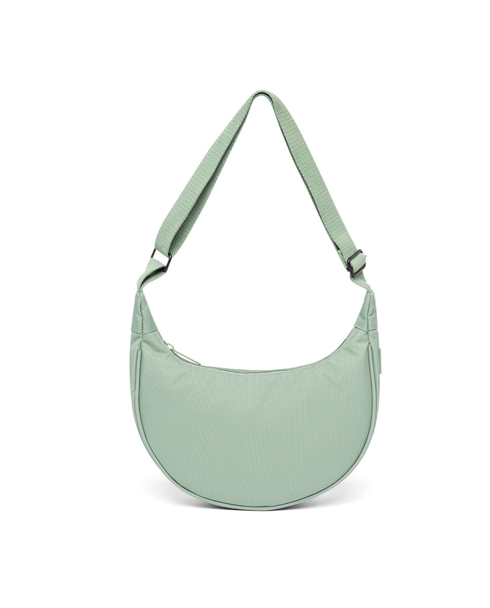 Bolso mini media luna con correa ajustable - Lefrik - Verde claro Verde claro-1