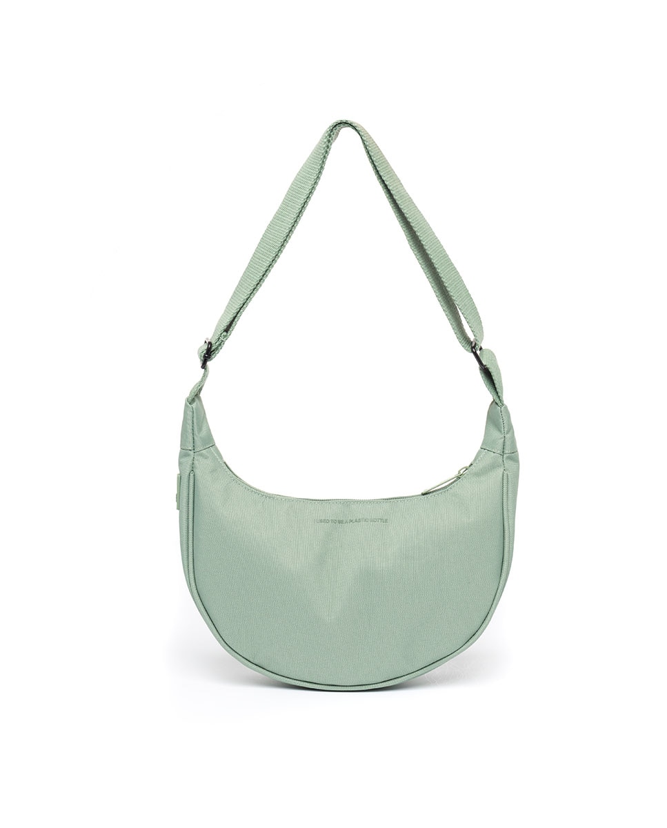 Bolso mini media luna con correa ajustable - Lefrik - Verde claro Verde claro-2