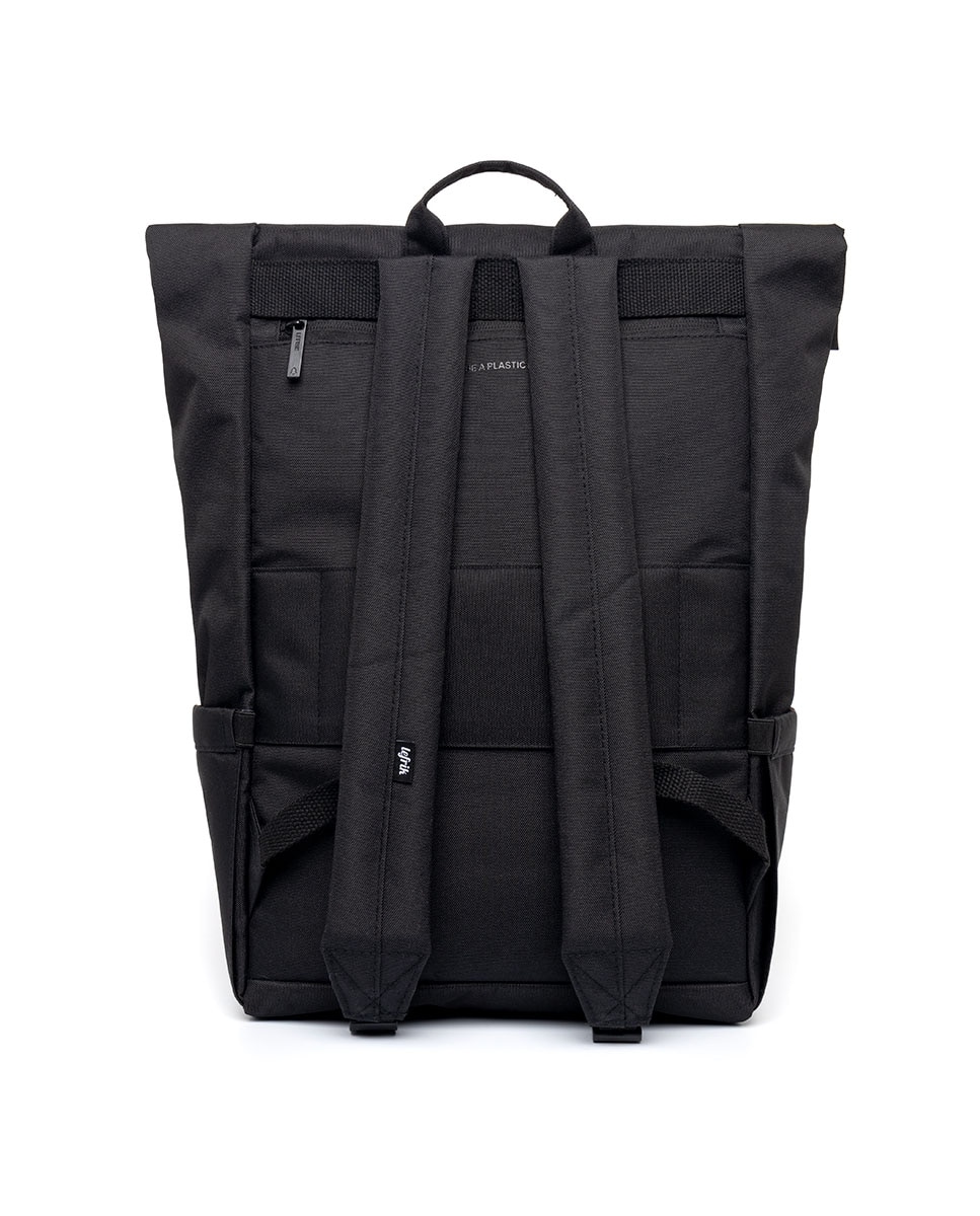 Mochila enrollable unisex con cremallera e imanes - Lefrik - Negro Negro-6