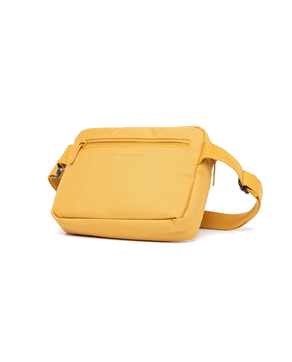 Riñonera cuadrada con bolsillos unisex - Lefrik - Mostaza Mostaza-3