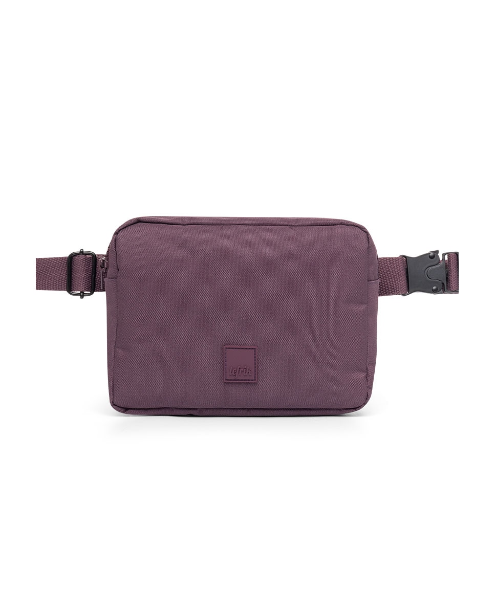 Riñonera cuadrada con bolsillos unisex - Lefrik - Morado Morado-1