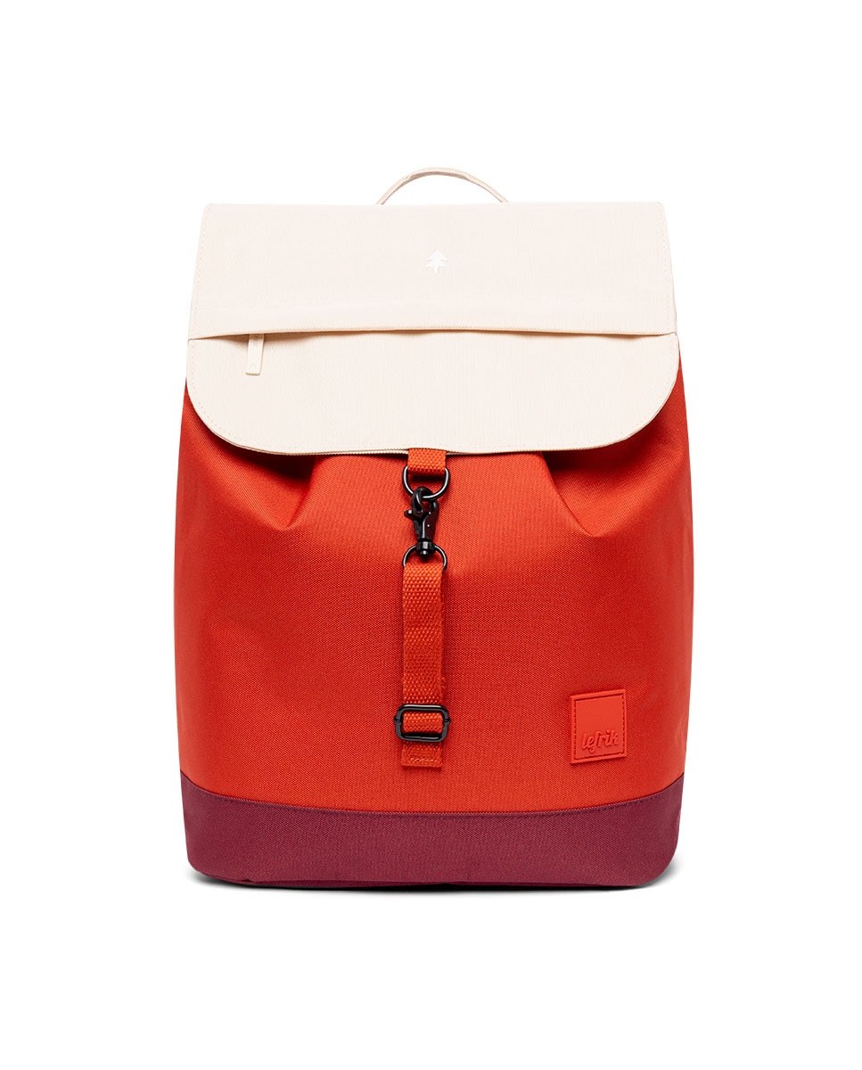 Mochila unisex urbana para el día a día - Lefrik - Rojo / Blanco Rojo / Blanco-1