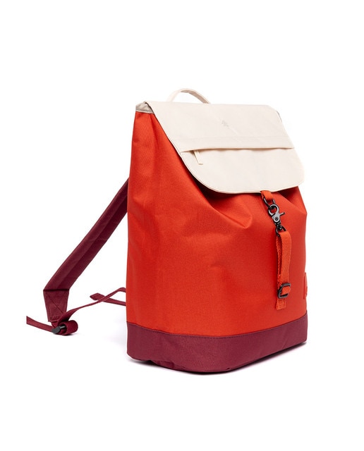 Mochila unisex urbana para el día a día - Lefrik - Rojo / Blanco Rojo / Blanco-5