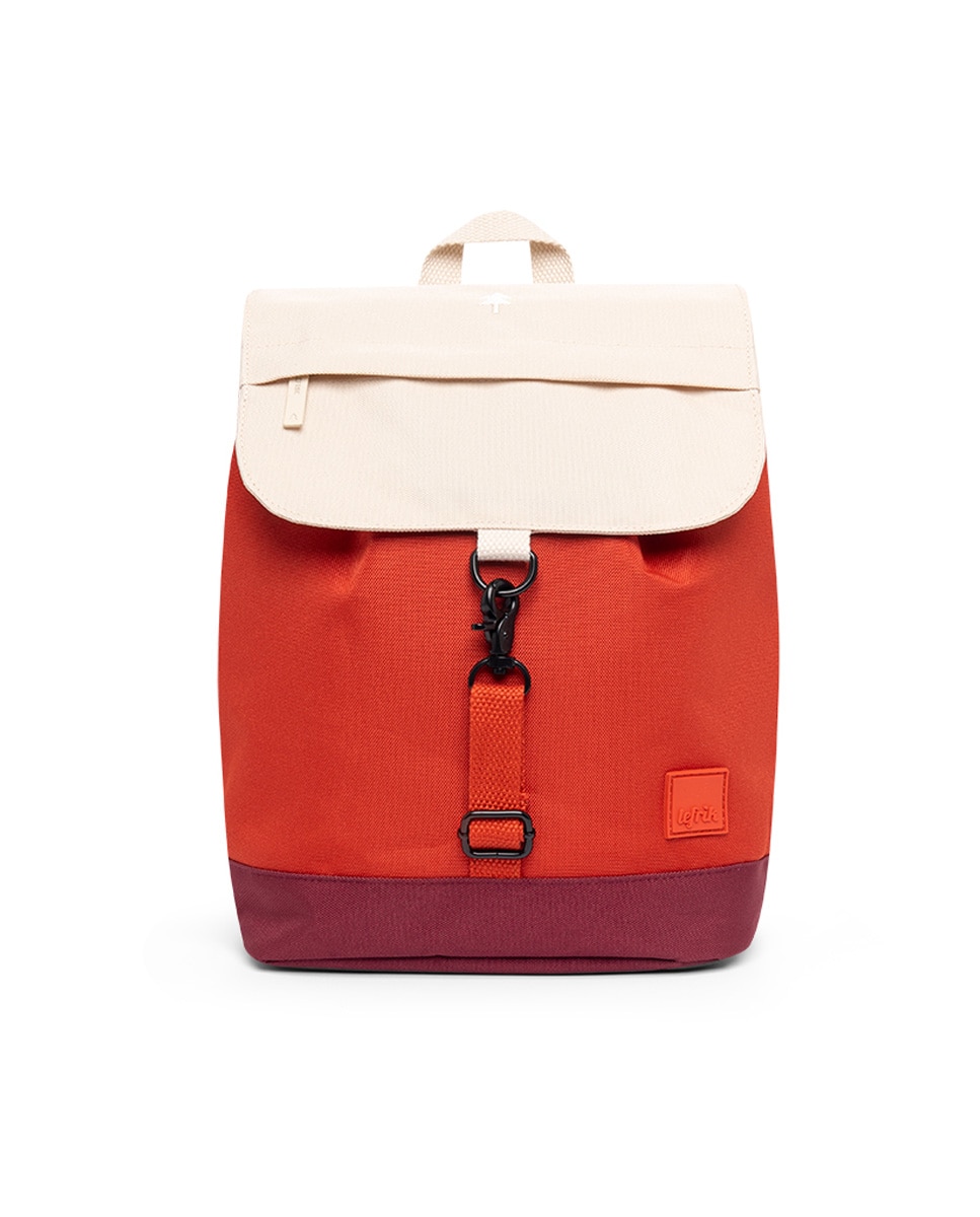 Mochila pequeña de mujer compacta y ligera - Lefrik - Rojo / Blanco Rojo / Blanco-1