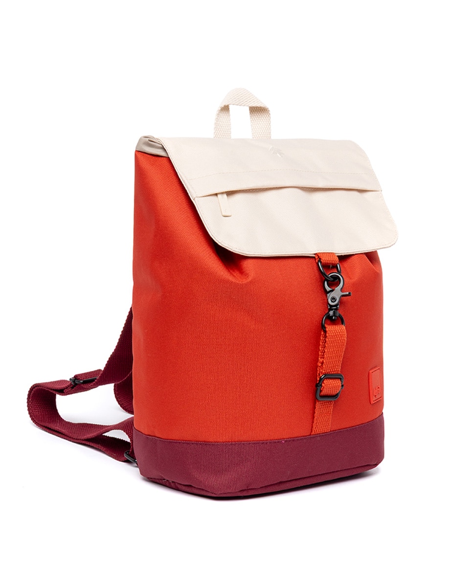 Mochila pequeña de mujer compacta y ligera - Lefrik - Rojo / Blanco Rojo / Blanco-5