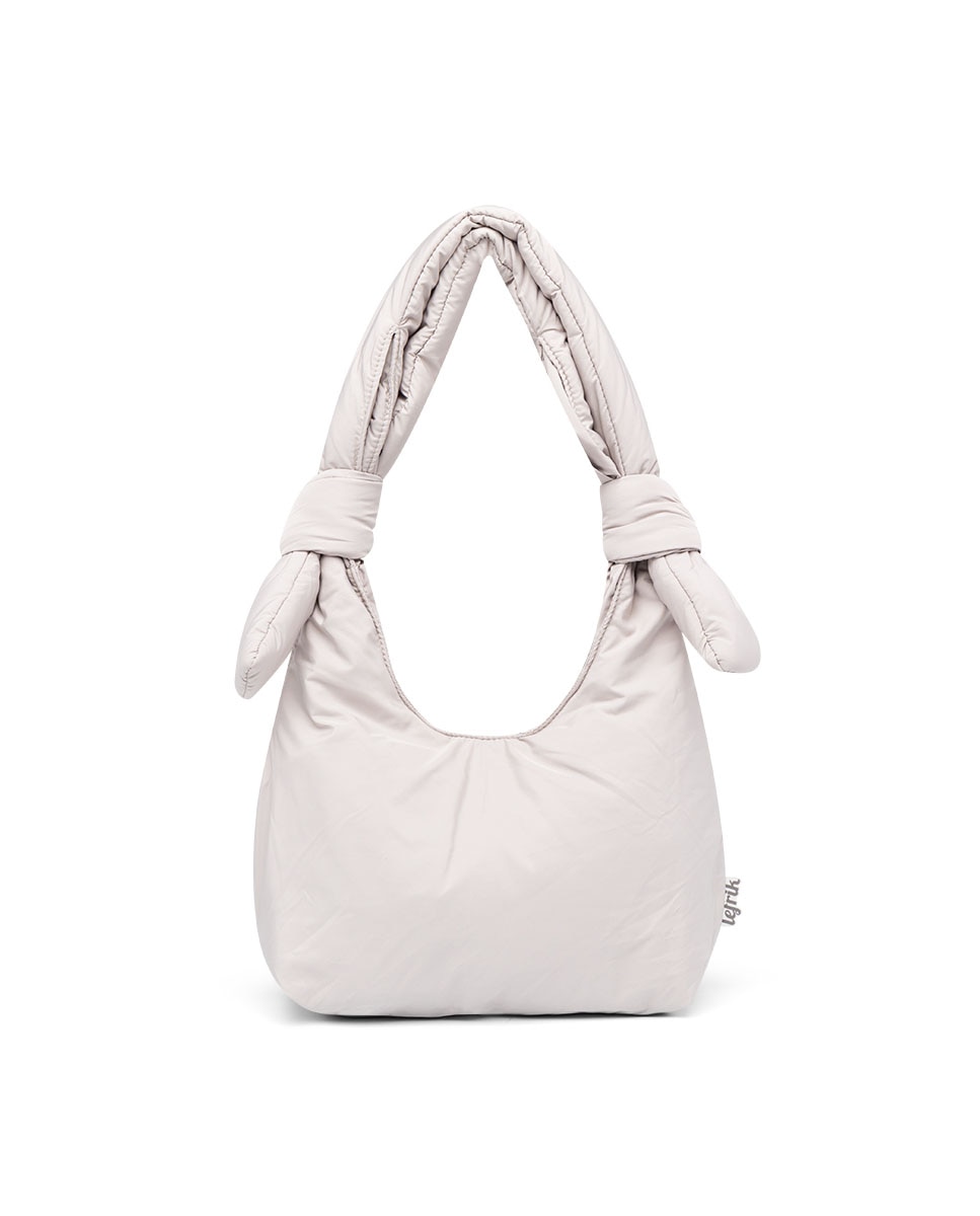 Bolso compacto acolchado con cremallera de mujer - Lefrik - Gris Piedra Gris Piedra-1