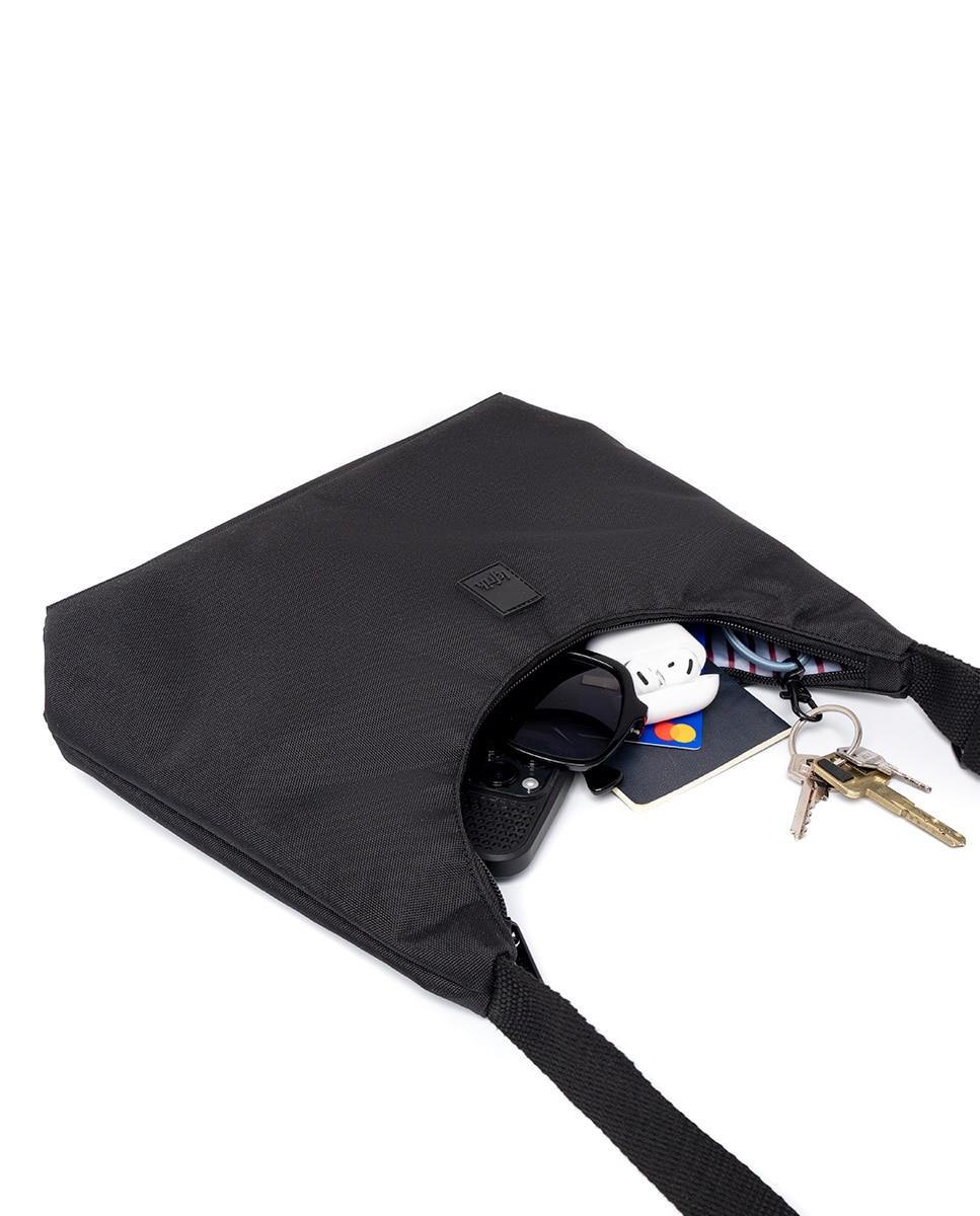 Bolso con cremallera compacto de mujer - Lefrik - Negro Negro-5