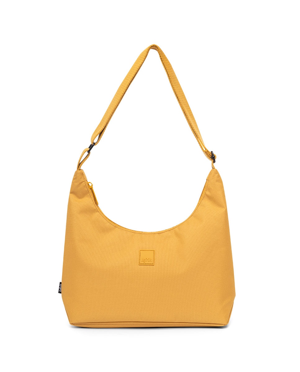 Bolso con cremallera compacto de mujer - Lefrik - Mostaza Mostaza-1