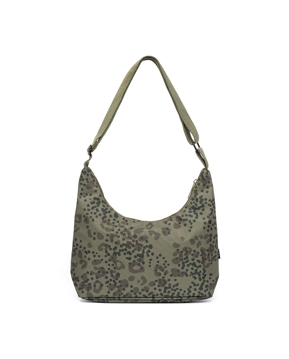 Bolso con cremallera compacto de mujer - Lefrik - Verde oscuro Verde oscuro-2