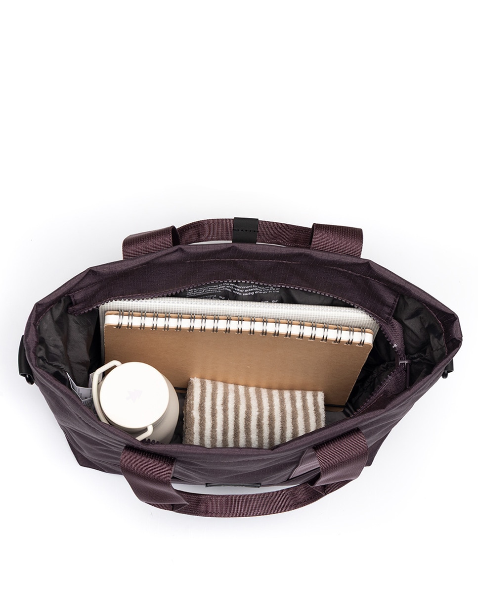 Bolso shopper mini de mujer - Lefrik - Morado Morado-3