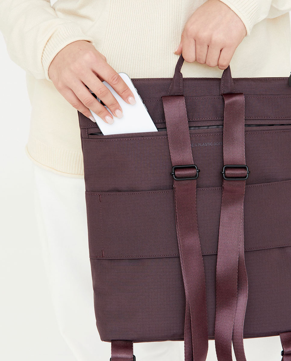 Mochila de gran capacidad ajustada para uso diario - Lefrik - Vino Vino-2