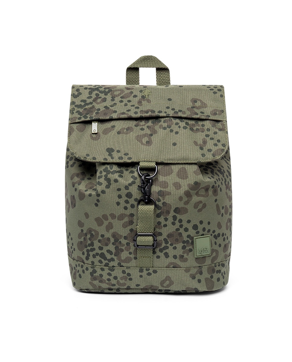 Mochila pequeña de mujer compacta y ligera - Lefrik - Verde oscuro Verde oscuro-1