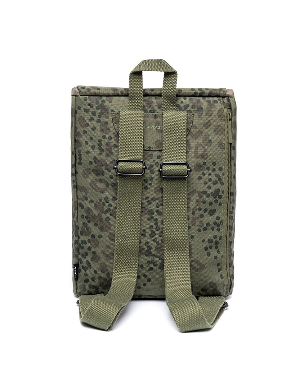 Mochila pequeña de mujer compacta y ligera - Lefrik - Verde oscuro Verde oscuro-5