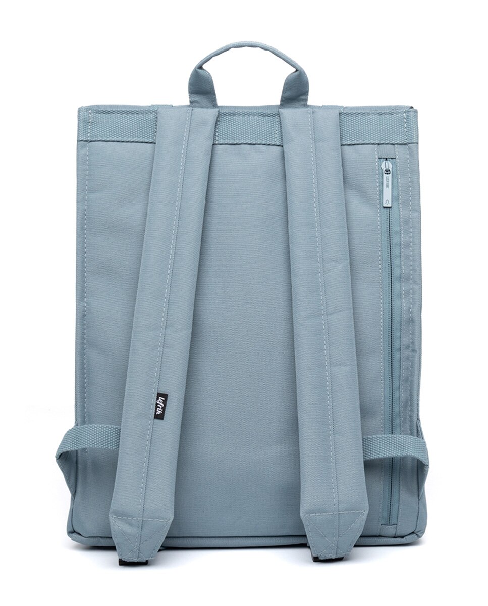 Mochila cierre doble minimalista unisex - Lefrik - Azul claro Azul claro-3