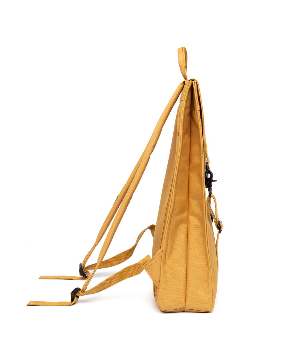 Mochila cierre doble minimalista unisex - Lefrik - Mostaza Mostaza-3