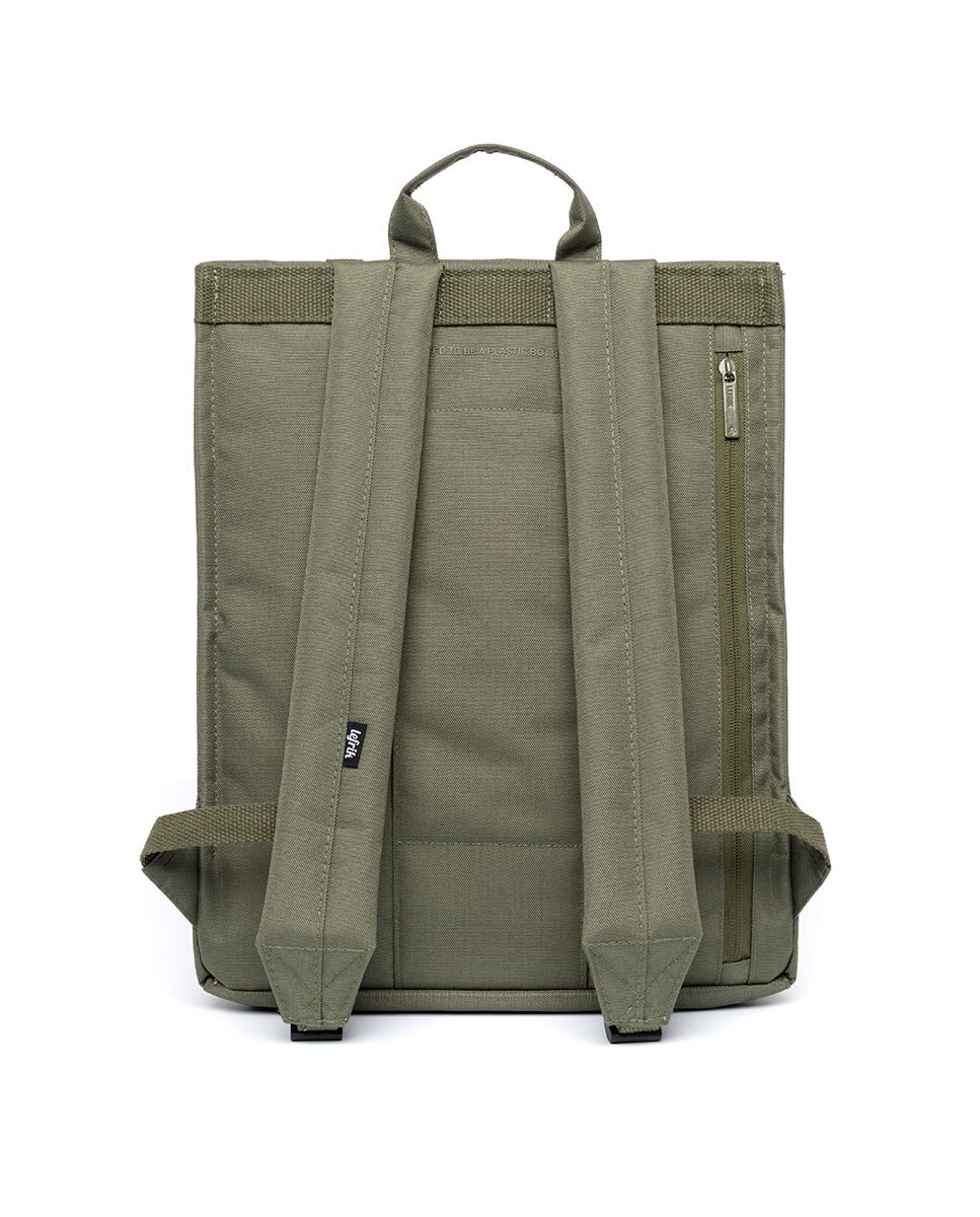 Mochila cierre doble minimalista - Lefrik - Verde Oliva Verde Oliva-4