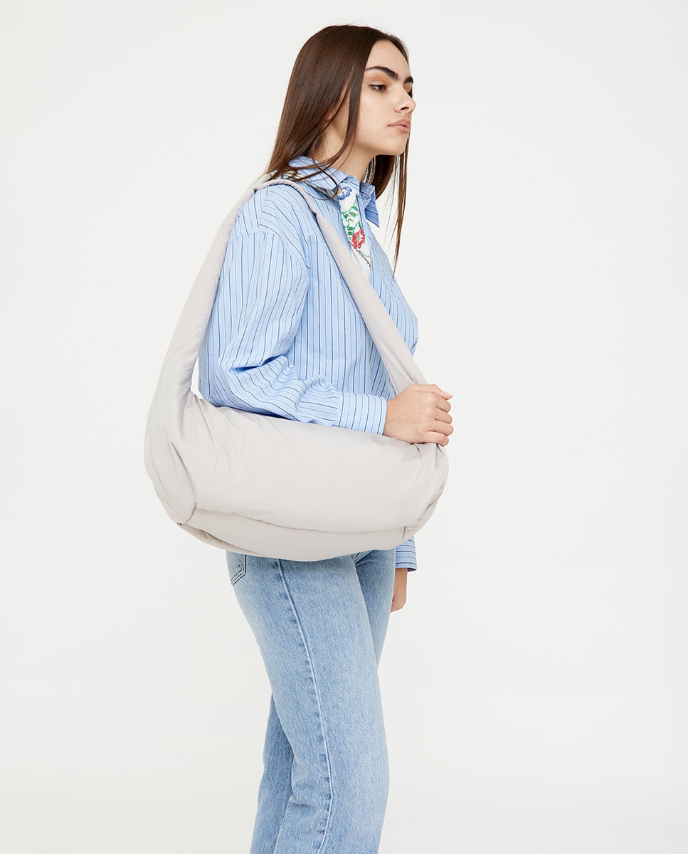 Bolso bandolera moderno y unisex gran capacidad - Lefrik - Gris Piedra Gris Piedra-2