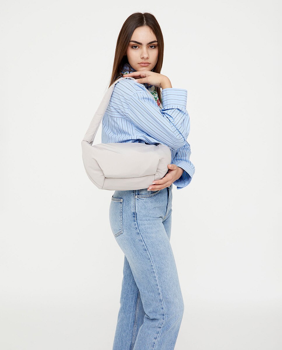 Bolso bandolera compacto y moderno - Lefrik - Gris Piedra Gris Piedra-3