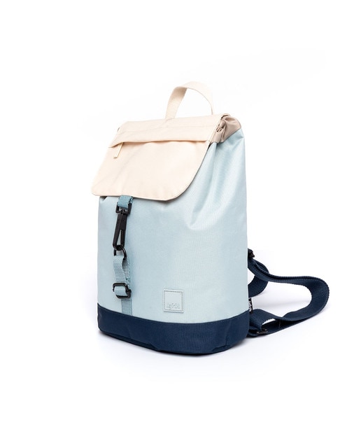 Mochila pequeña de mujer compacta y ligera - Lefrik - Azul claro / Azul marino Azul claro / Azul marino-4