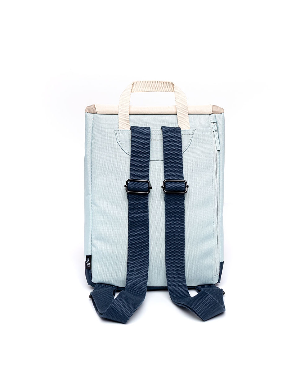 Mochila pequeña de mujer compacta y ligera - Lefrik - Azul claro / Azul marino Azul claro / Azul marino-6