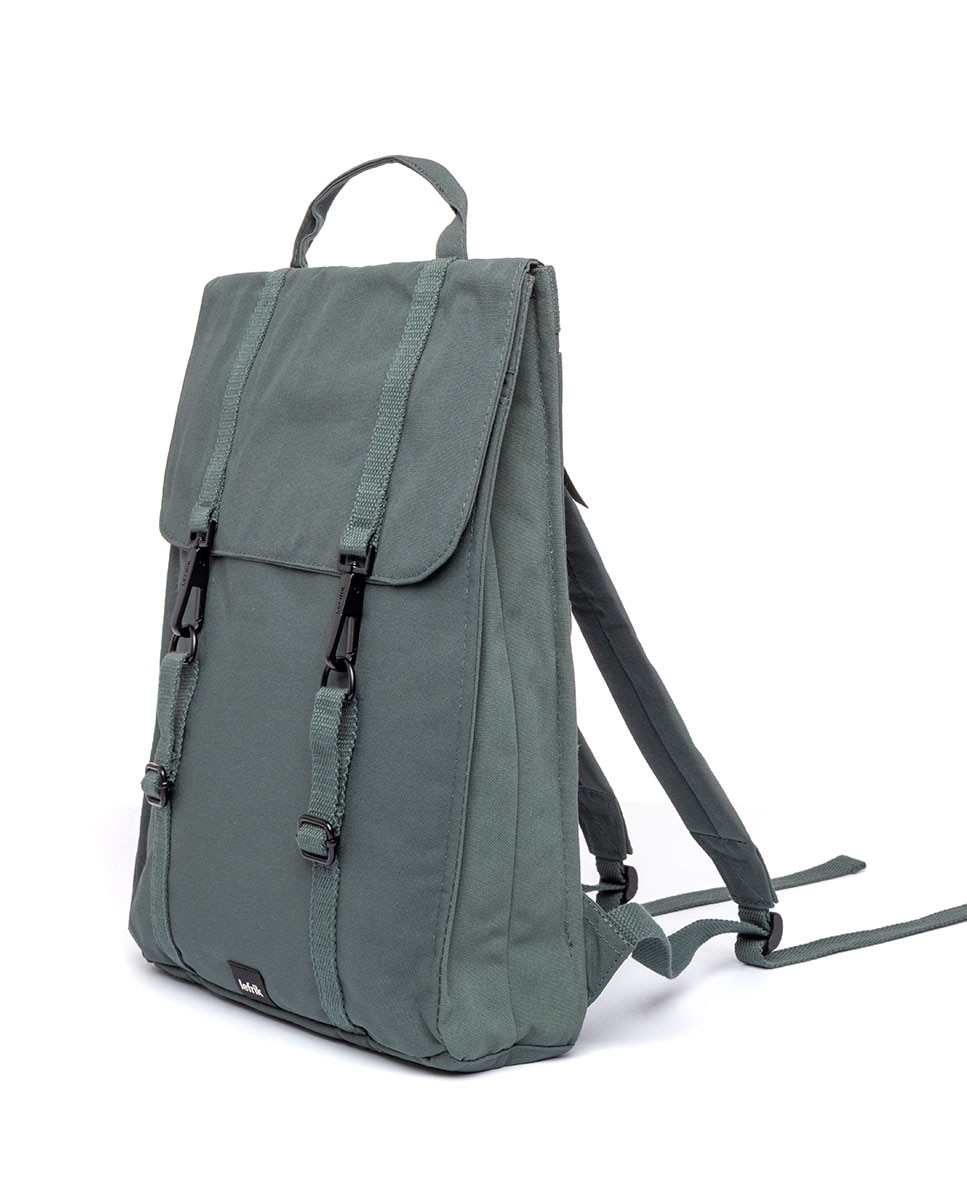 Mochila cierre doble minimalista - Lefrik - Verde azulado Verde azulado-2
