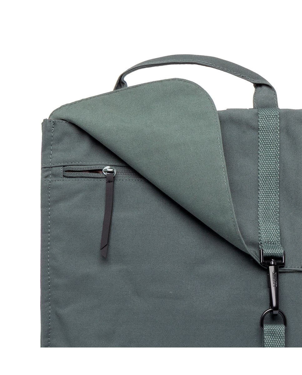 Mochila cierre doble minimalista - Lefrik - Verde azulado Verde azulado-5