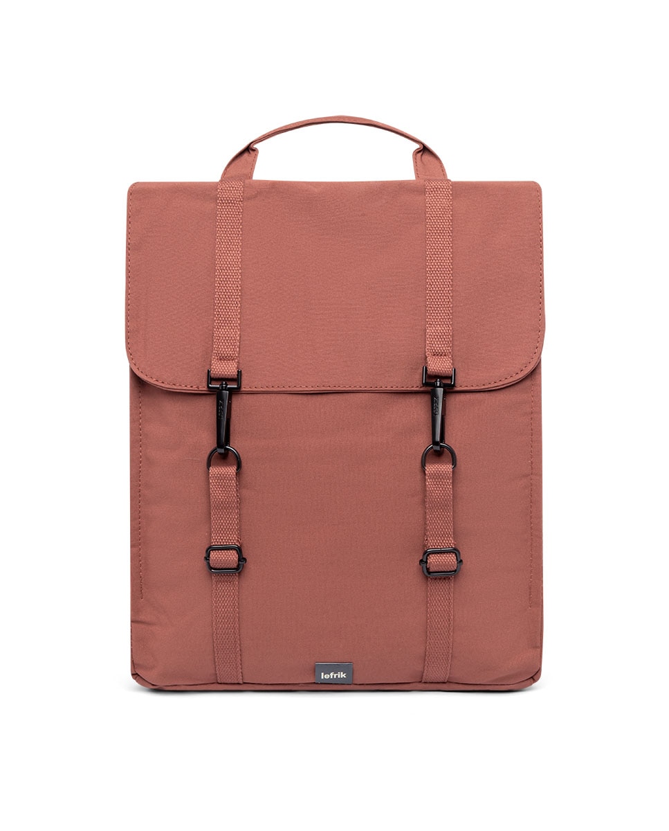 Imagen 0 de Mochila cierre doble minimalista unisex Bronce