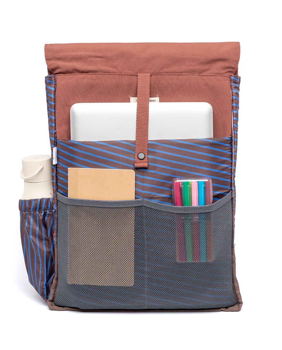 Mochila cierre doble minimalista unisex - Lefrik - Bronce Bronce-3