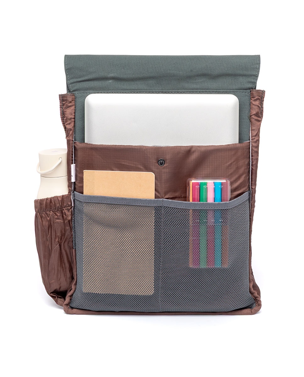 Mochila compacta unisex y funcional - Lefrik - Verde azulado Verde azulado-4