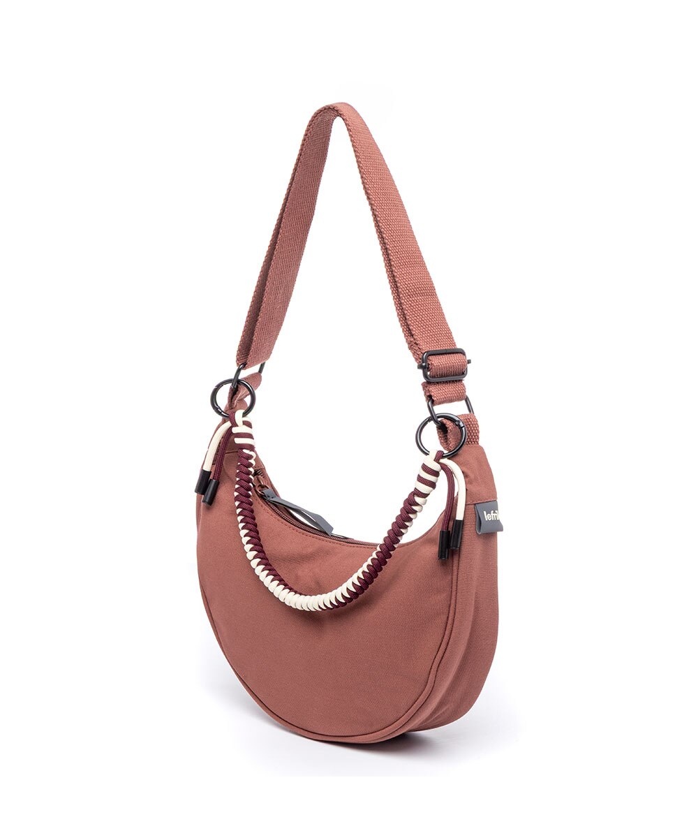 Bolso mini media luna con correa ajustable - Lefrik - Bronce Bronce-4