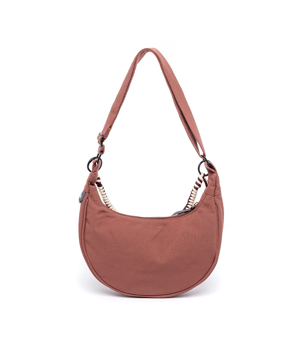 Bolso mini media luna con correa ajustable - Lefrik - Bronce Bronce-7