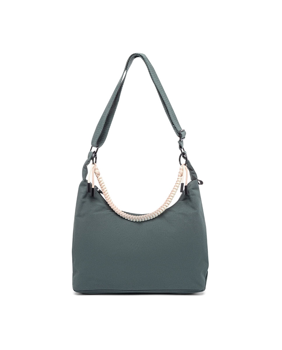 Bolso con cremallera compacto de mujer - Lefrik - Verde azulado Verde azulado-1