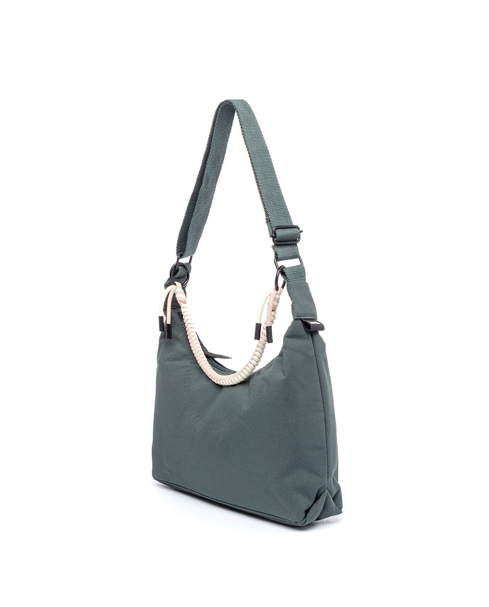 Bolso con cremallera compacto de mujer - Lefrik - Verde azulado Verde azulado-4