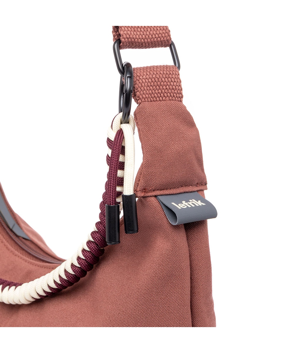 Bolso con cremallera compacto de mujer - Lefrik - Bronce Bronce-5