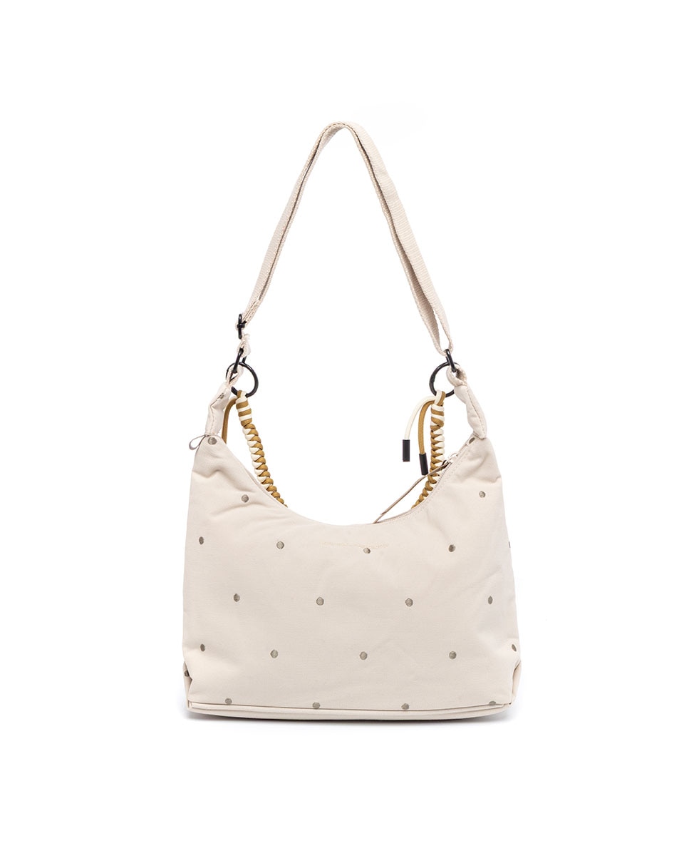 Bolso con cremallera compacto de mujer - Lefrik - Beige/Marrón Beige/Marrón-7