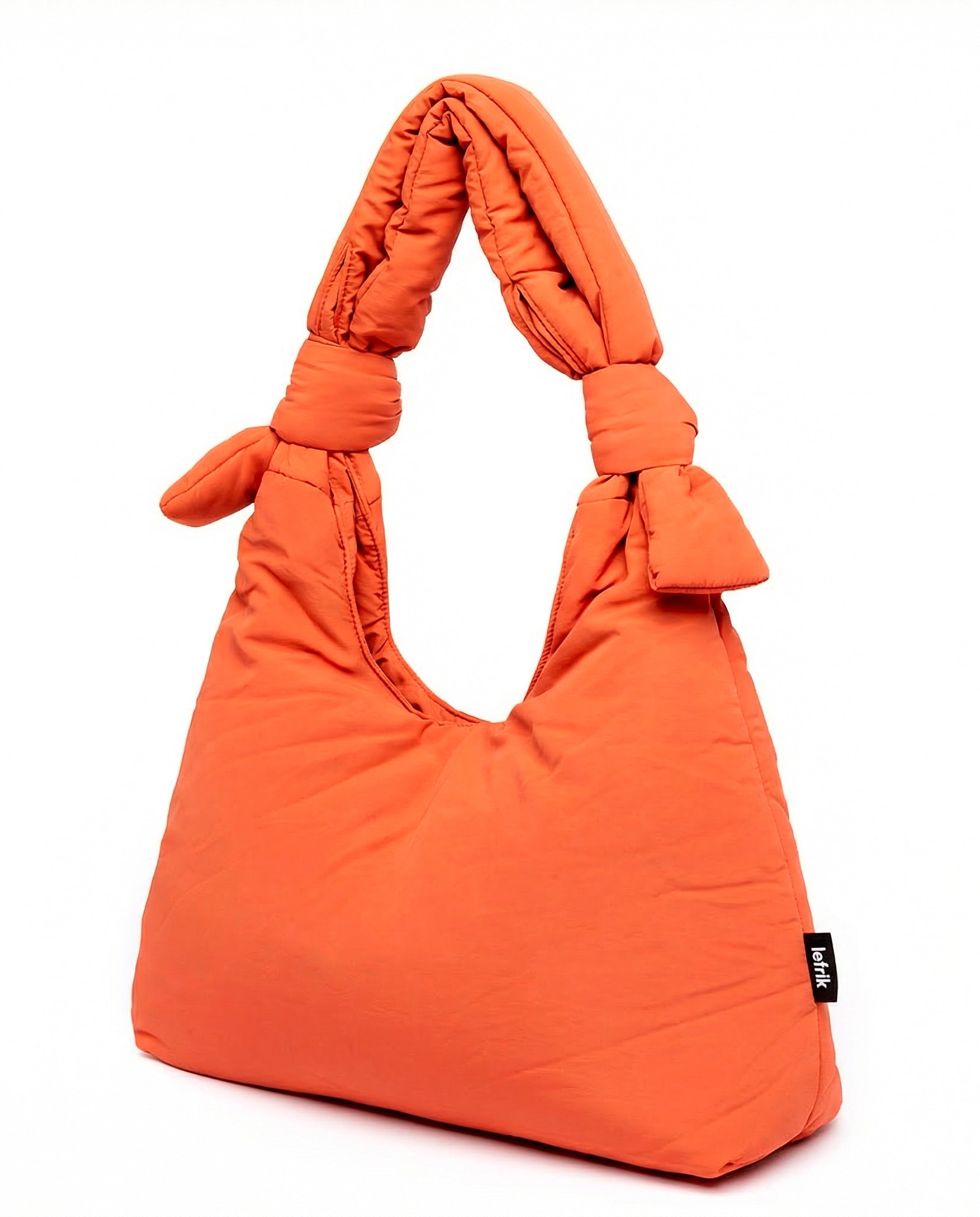 Bolso grande acolchado con cremallera de mujer - Lefrik - Teja Teja-4