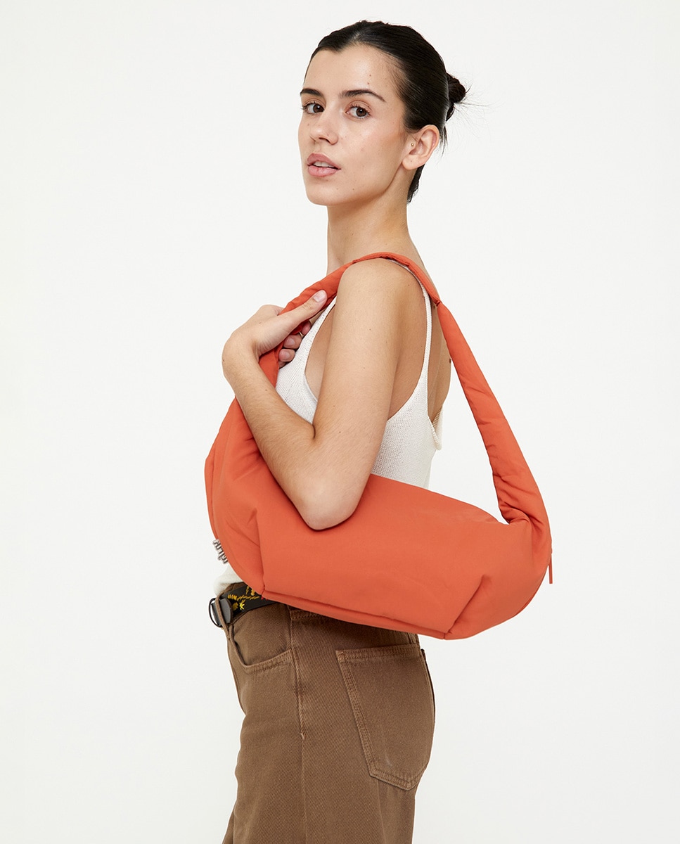Bolso bandolera compacto y moderno - Lefrik - Teja Teja-2