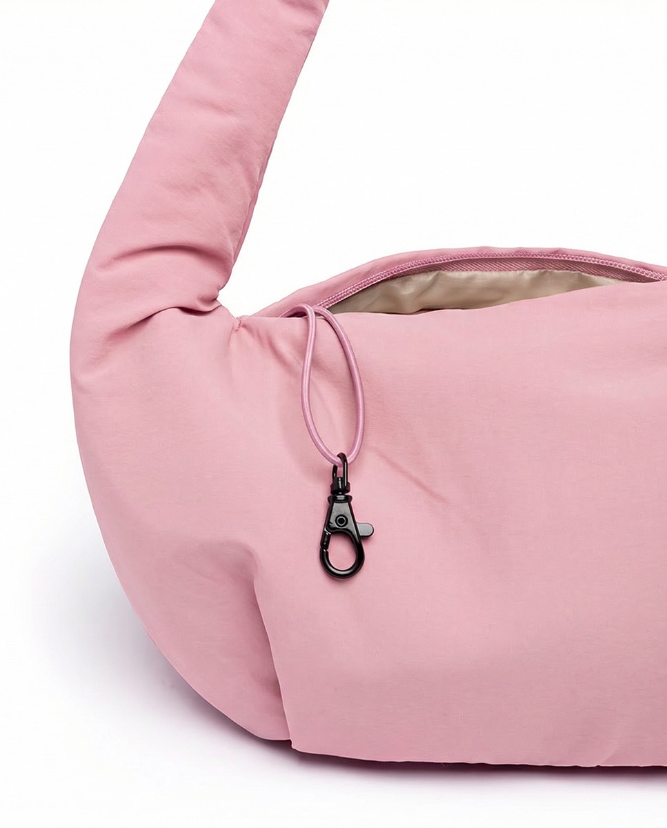 Bolso bandolera compacto y moderno - Lefrik - Rosa chicle Rosa chicle-4