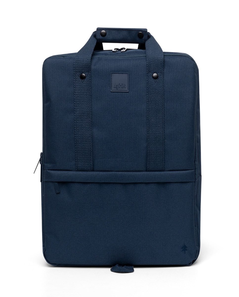 Imagen 0 de Mochila unisex urbana con dos compartimentos Azul oscuro