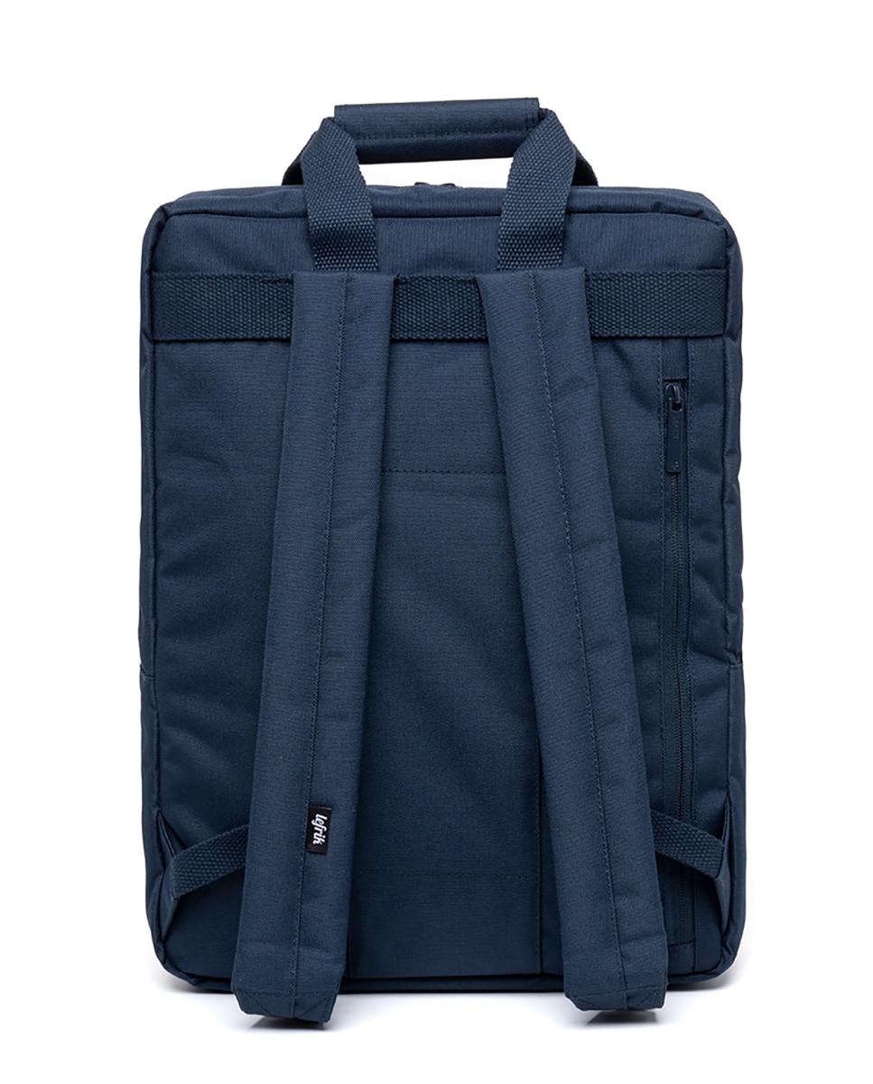 Mochila unisex urbana con dos compartimentos - Lefrik - Azul oscuro Azul oscuro-6