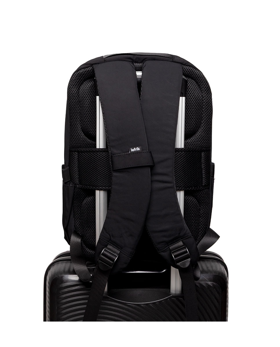 Mochila diseñada para el trabajo y los desplazamientos diarios - Lefrik - Azul marino Negro-4