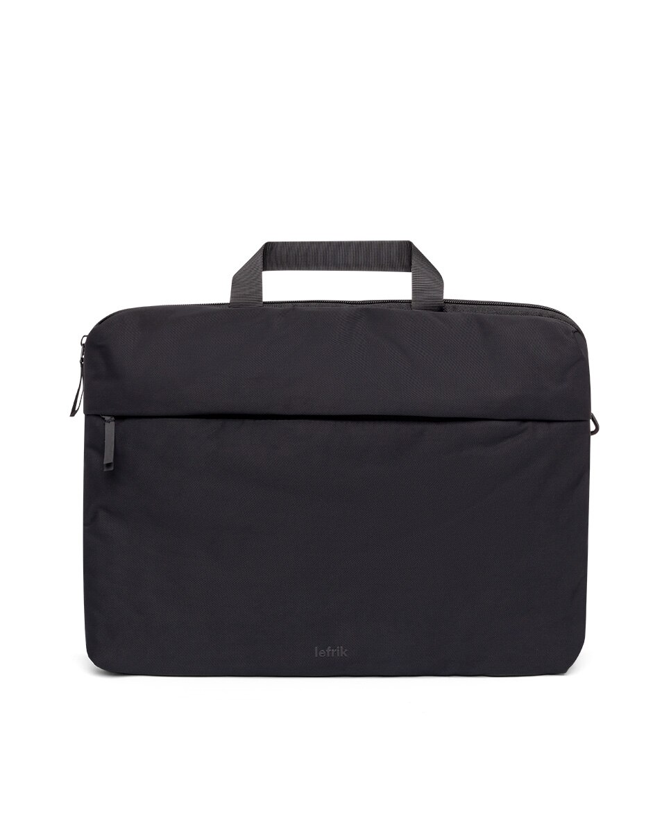Maletín portadocumentos unisex acolchado para portátiles - Lefrik - Negro Negro-1