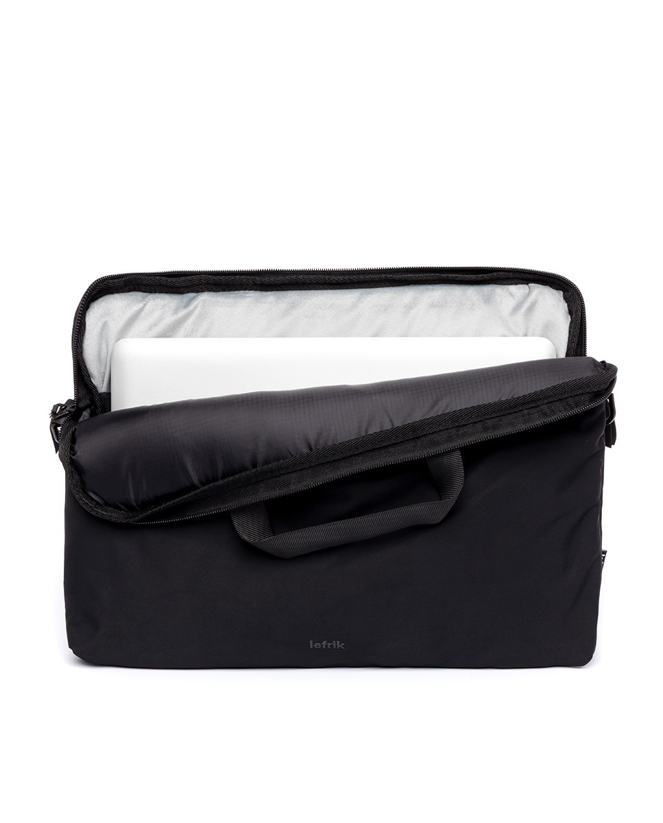 Maletín portadocumentos unisex acolchado para portátiles - Lefrik - Negro Negro-3