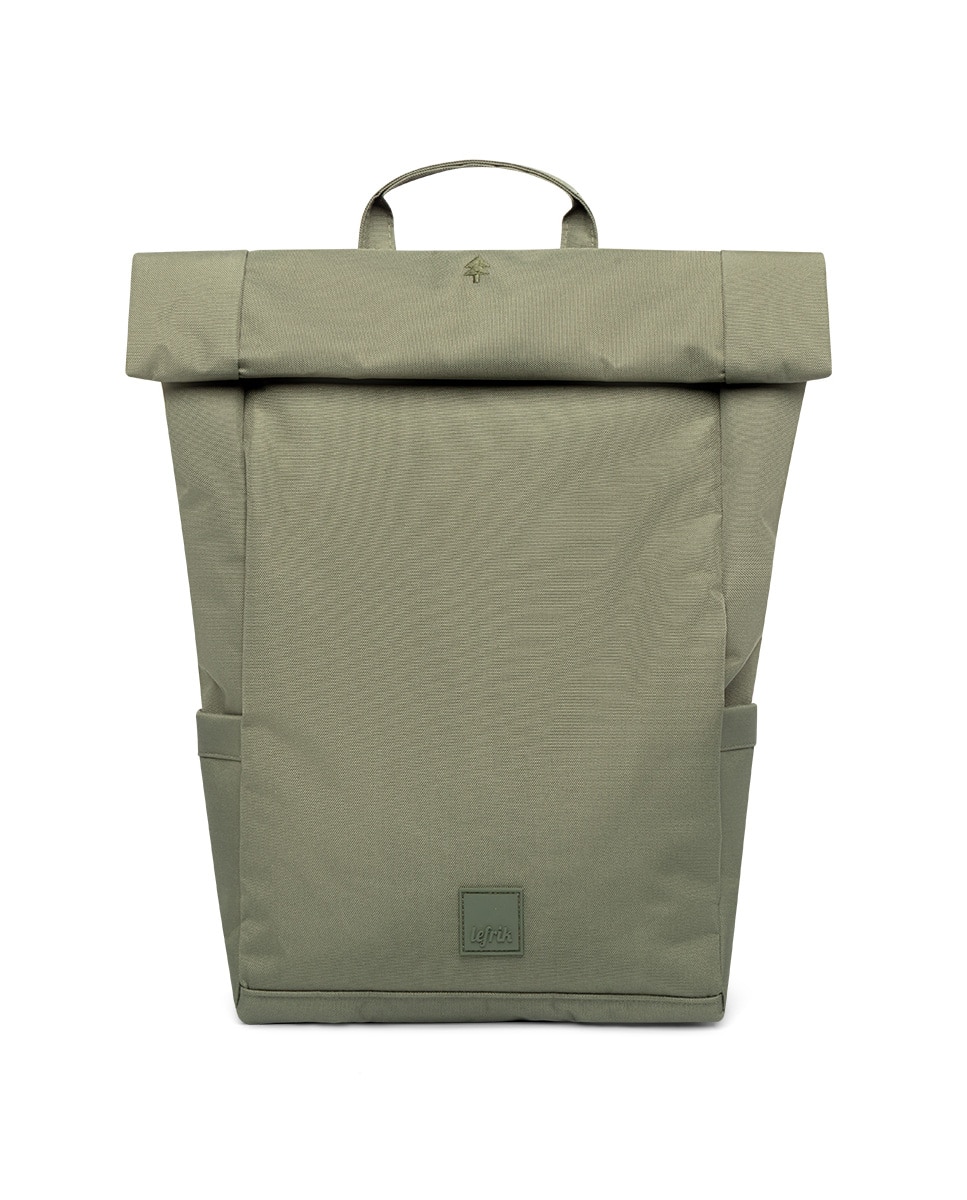 Mochila enrollable unisex con cremallera e imanes - Lefrik - Verde Oliva Verde Oliva-1