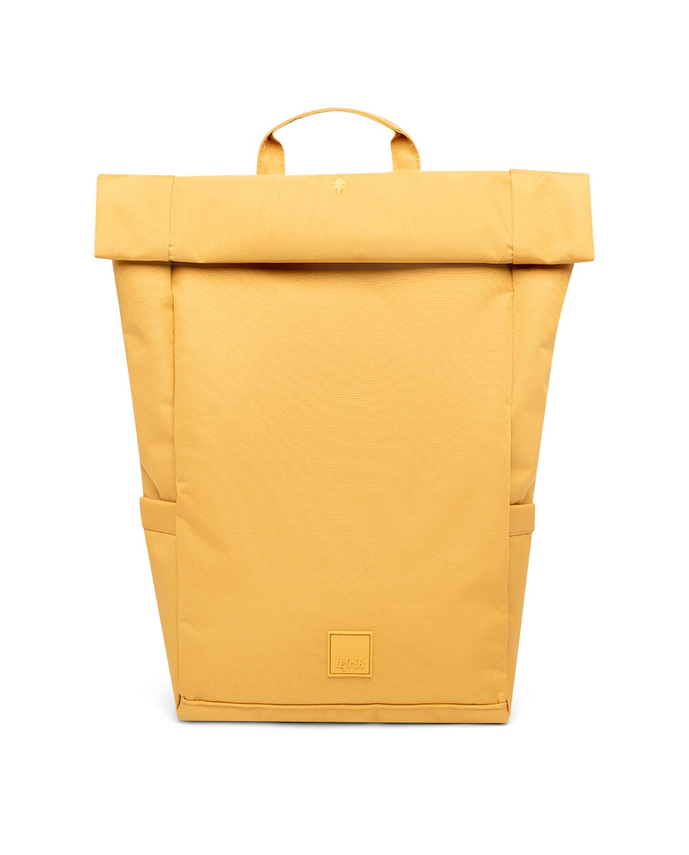 Mochila enrollable unisex con cremallera e imanes - Lefrik - Mostaza Mostaza-1