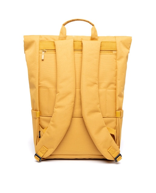 Mochila enrollable unisex con cremallera e imanes - Lefrik - Mostaza Mostaza-4