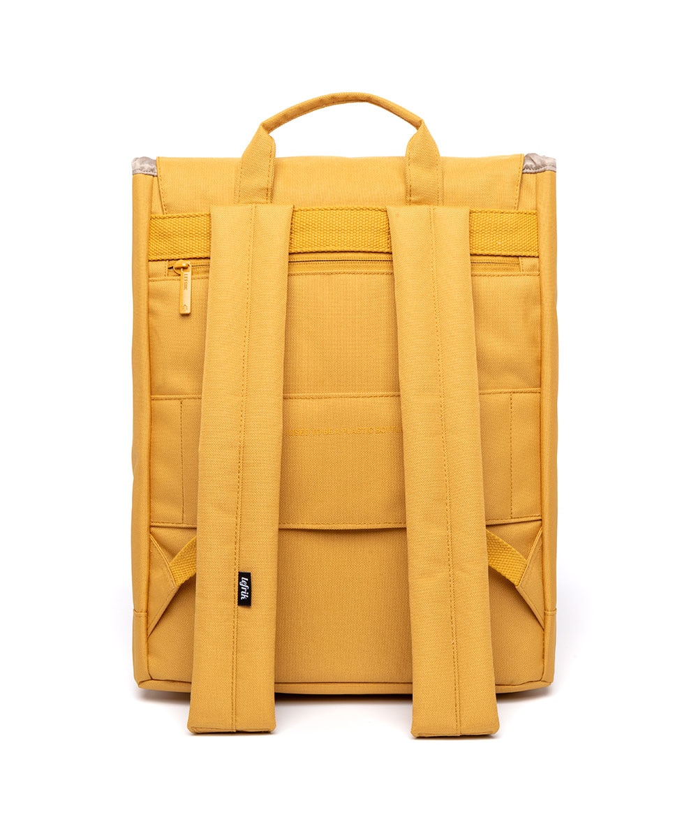 Mochila unisex urbana para el día a día - Lefrik - Mostaza Mostaza-4