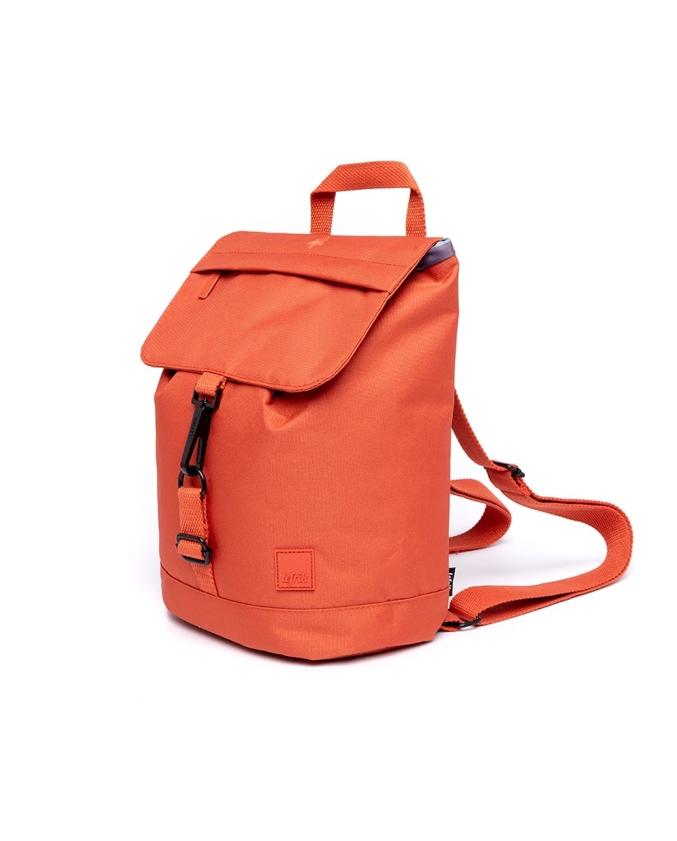 Mochila pequeña de mujer compacta y ligera - Lefrik - Naranja Naranja-4