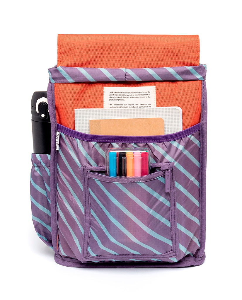 Mochila pequeña de mujer compacta y ligera - Lefrik - Naranja Naranja-5