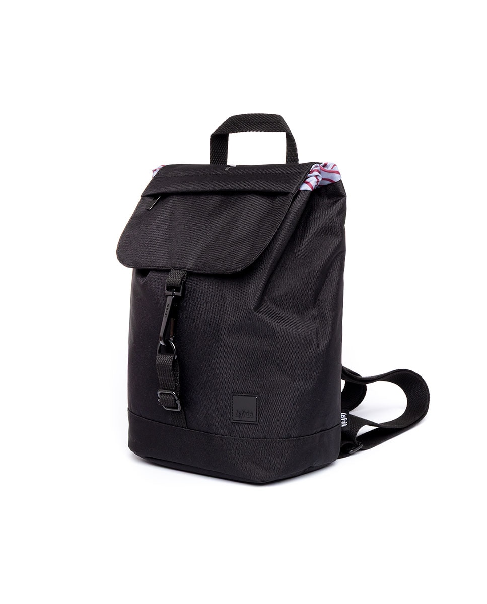 Mochila pequeña de mujer compacta y ligera - Lefrik - Negro Negro-3